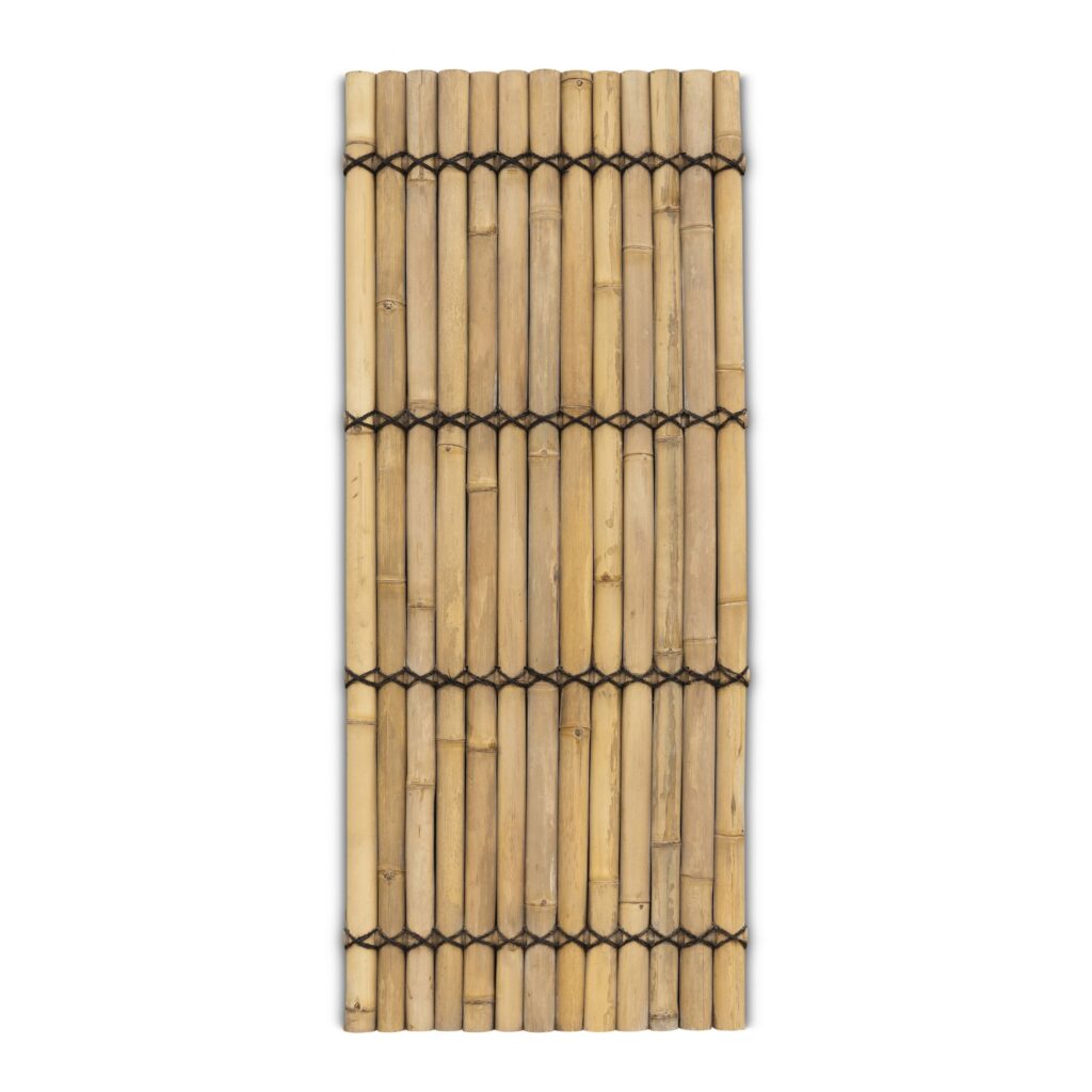 Bamboe schutting halfrond - 90 x 220 cm - Naturel - Eviro Bamboe