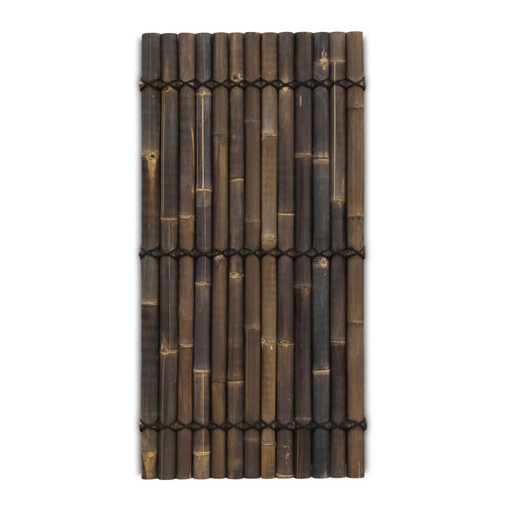 Bamboe schutting halfrond - 90 x 180 cm - Donker - Eviro Bamboe