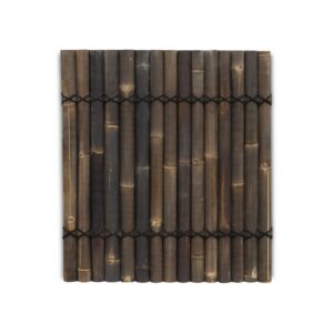 Bamboe schutting halfrond - 90 x 100 cm - Donker - Eviro Bamboe