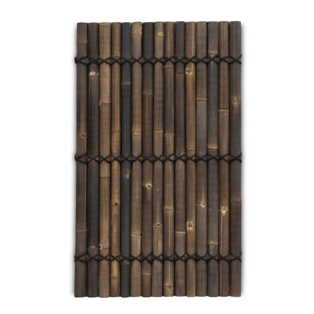 Bamboe schutting halfrond - 90 x 150 cm - Donker - Eviro Bamboe