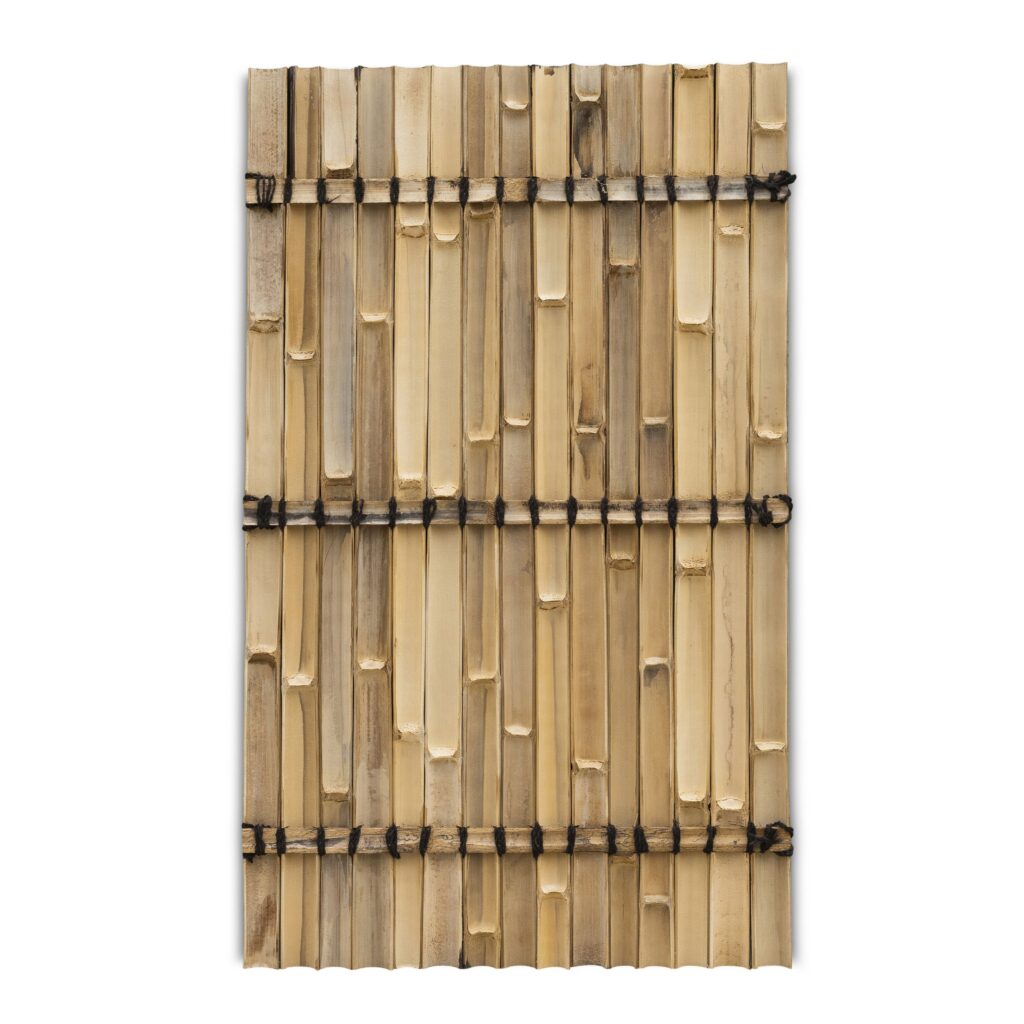 Bamboe schutting halfrond - 90 x 150 cm - Donker - Eviro Bamboe