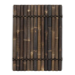 Bamboe schutting halfrond - 90 x 120 cm - Donker - Eviro Bamboe