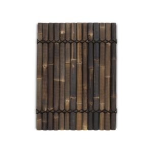 Bamboe schutting halfrond - 90 x 120 cm - Donker - Eviro Bamboe