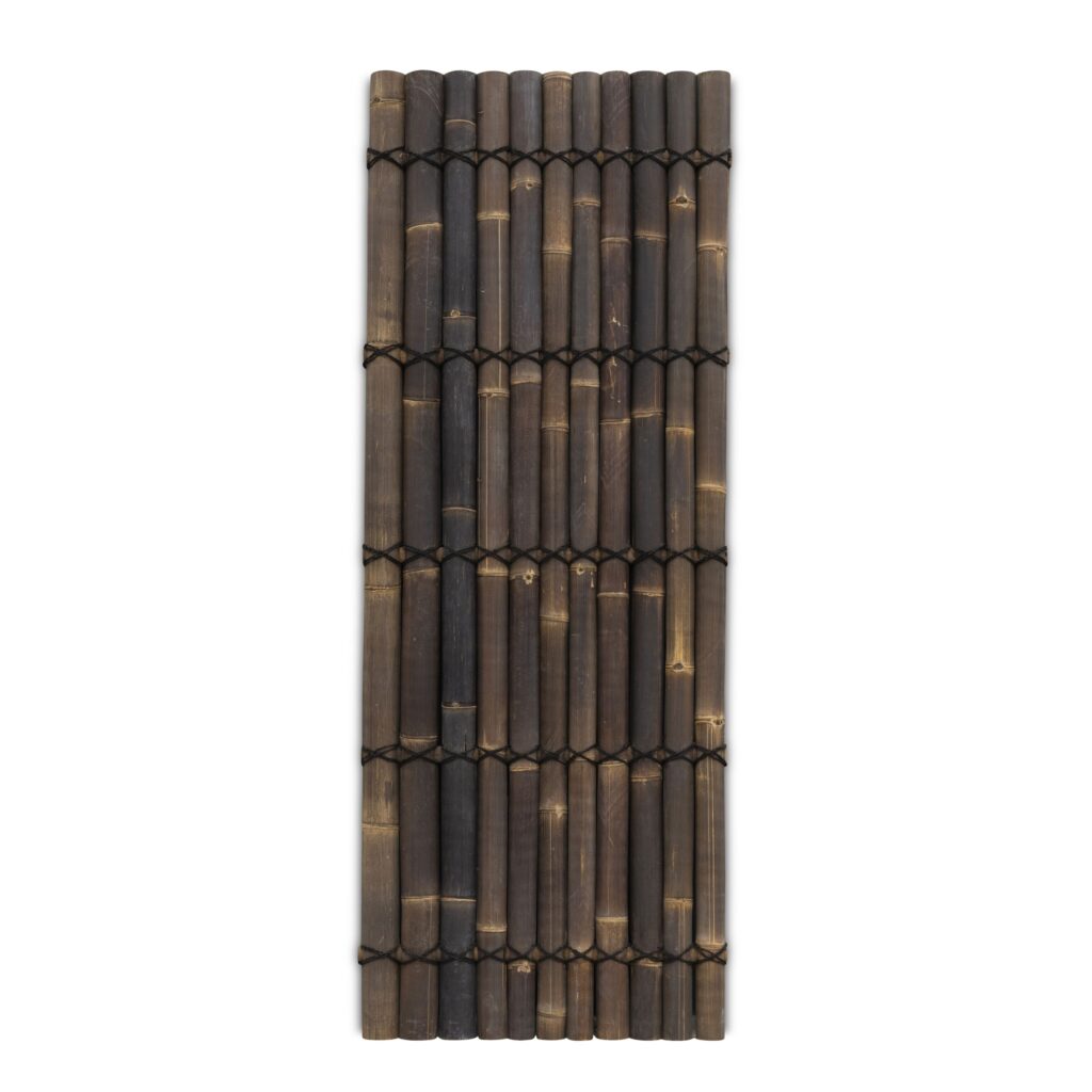 Bamboe schutting halfrond - 90 x 240 cm - Donker - Eviro Bamboe