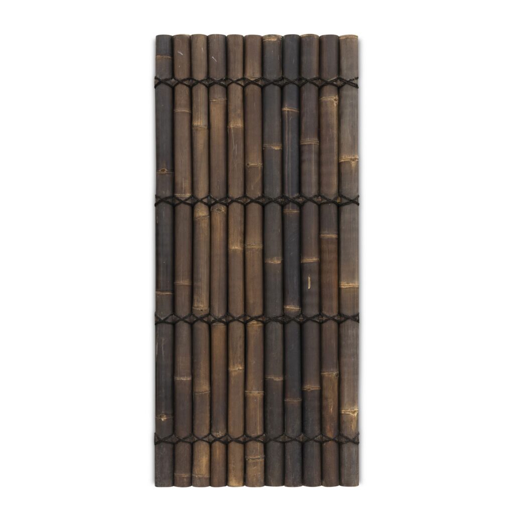 Bamboe schutting halfrond - 90 x 200 cm - Donker - Eviro Bamboe