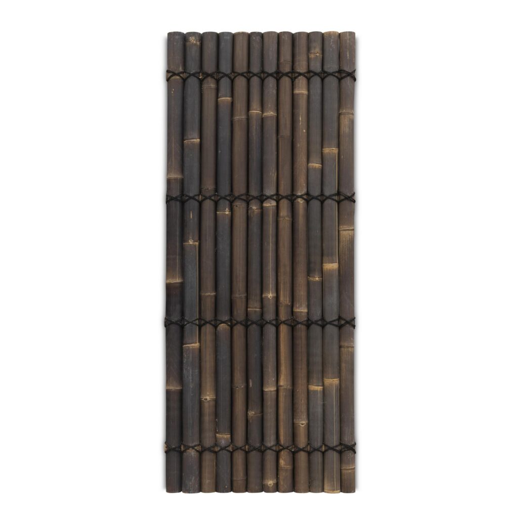 Bamboe schutting halfrond - 90 x 220 cm - Donker - Eviro Bamboe