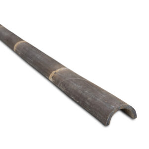 Bamboepaal halfrond Donker - Ø 7-10 x 200 cm - Eviro Bamboe