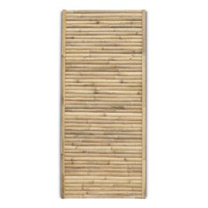 Bamboe schutting Stripe - 90 x 200 cm - Naturel - Horizontale latten - Eviro Bamboe