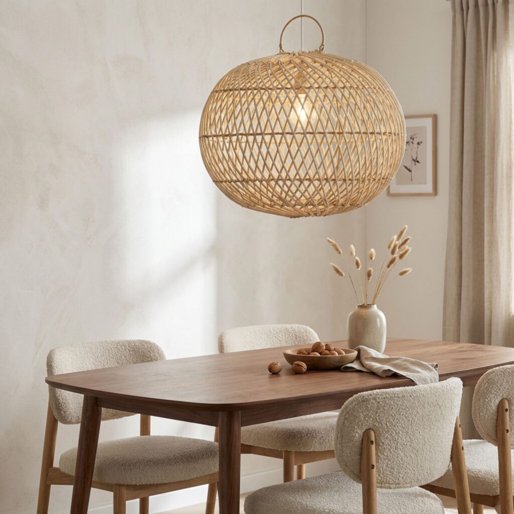 Hanglamp Kaya - Rotan - Naturel - 60Ø cm - PVB Collection