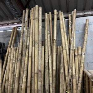 Outlet - Bamboepalen naturel (diverse formaten)
