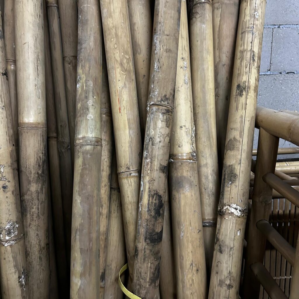 Outlet - Bamboepalen naturel (diverse formaten)