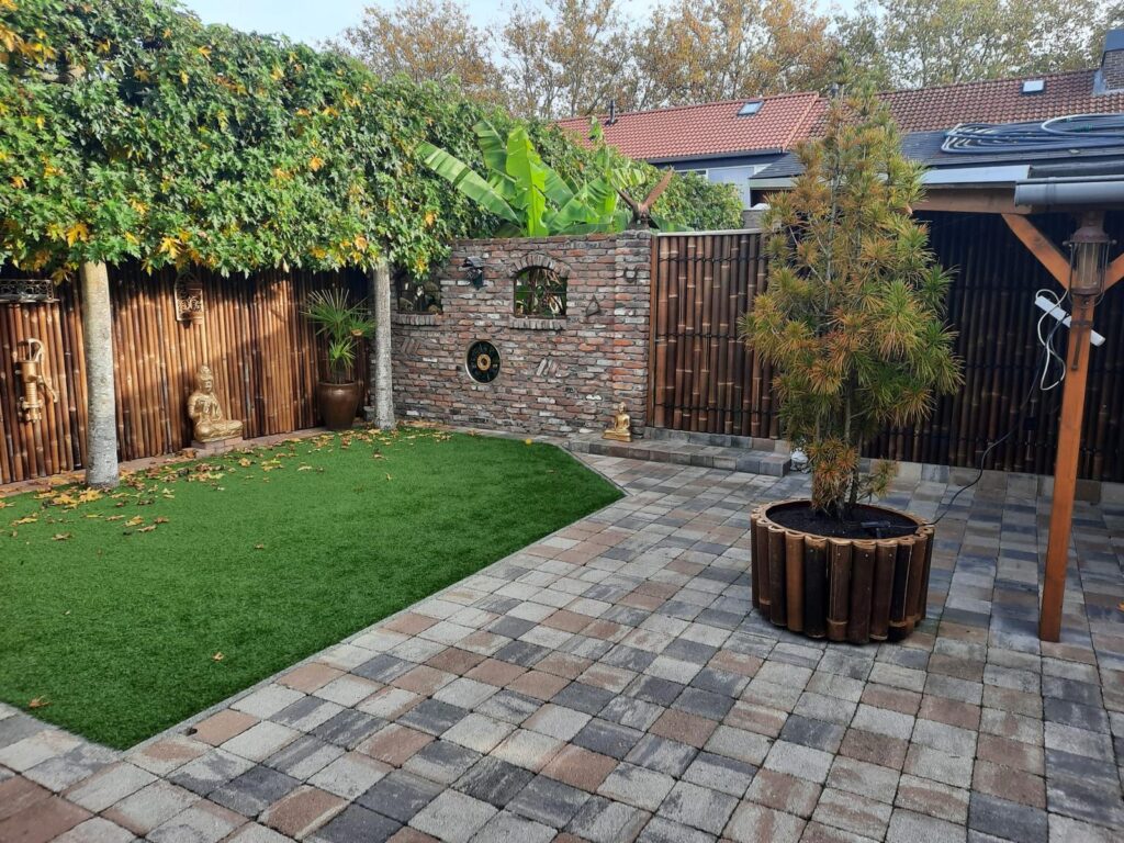 Bamboemat Giant - 180 x 180 cm - Donker - Eviro Bamboe