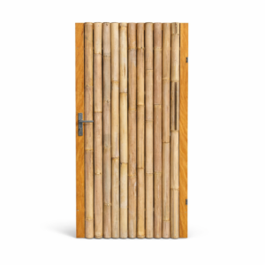 Bamboe poort - 100 x 180 cm - Naturel - Rechtsdraaiend - Eviro Bamboe