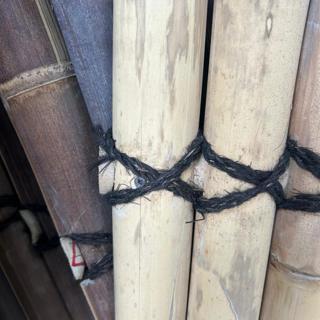 Outlet - Bamboe schutting halfrond - 90 x 100 cm - Naturel - Eviro Bamboe