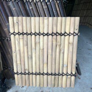 Outlet - Bamboe schutting halfrond - 90 x 100 cm - Naturel - Eviro Bamboe