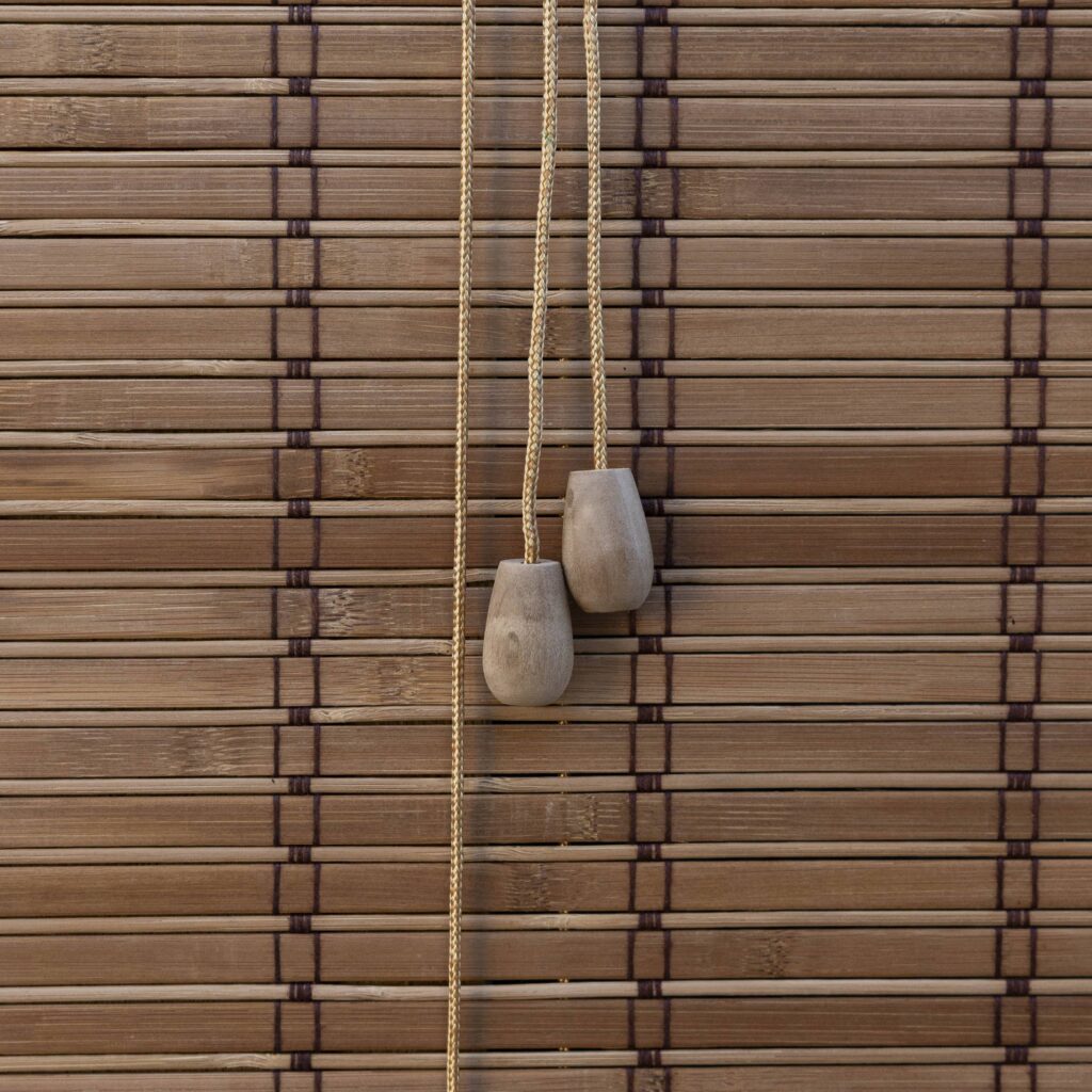 Bamboe rolgordijn Freddy - Bruin - 80 x 220 cm - Bamelle