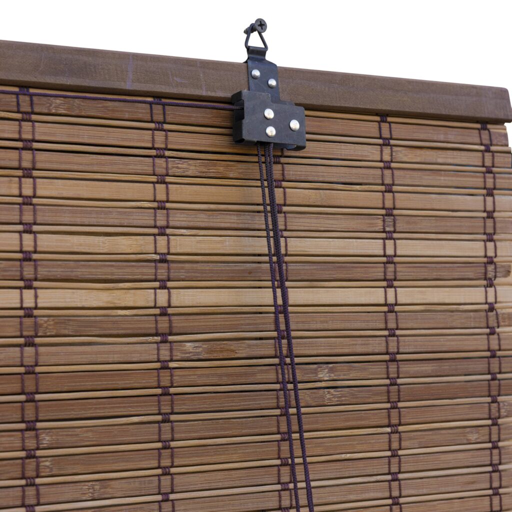 Bamboe rolgordijn Freddy - Bruin - 140 x 160 cm - Bamelle
