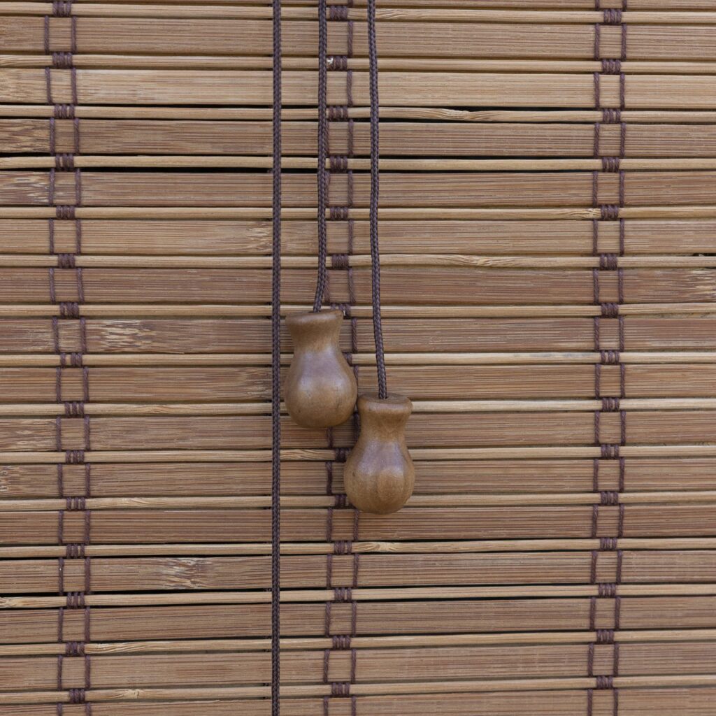 Bamboe rolgordijn Freddy - Bruin - 140 x 160 cm - Bamelle