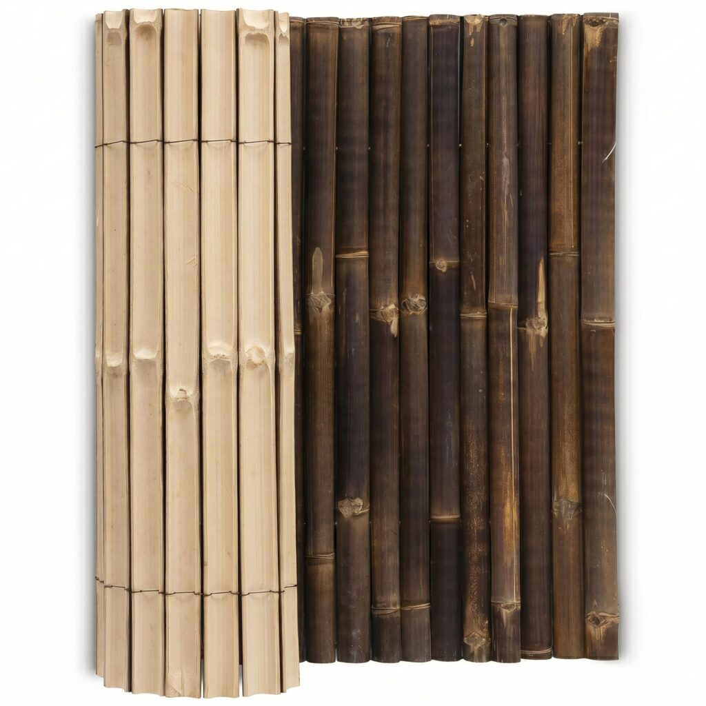 Bamboemat halfrond Giant - 180 x 150 cm - Donker - Eviro Bamboe