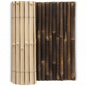 Bamboemat halfrond Giant - 180 x 150 cm - Donker - Eviro Bamboe
