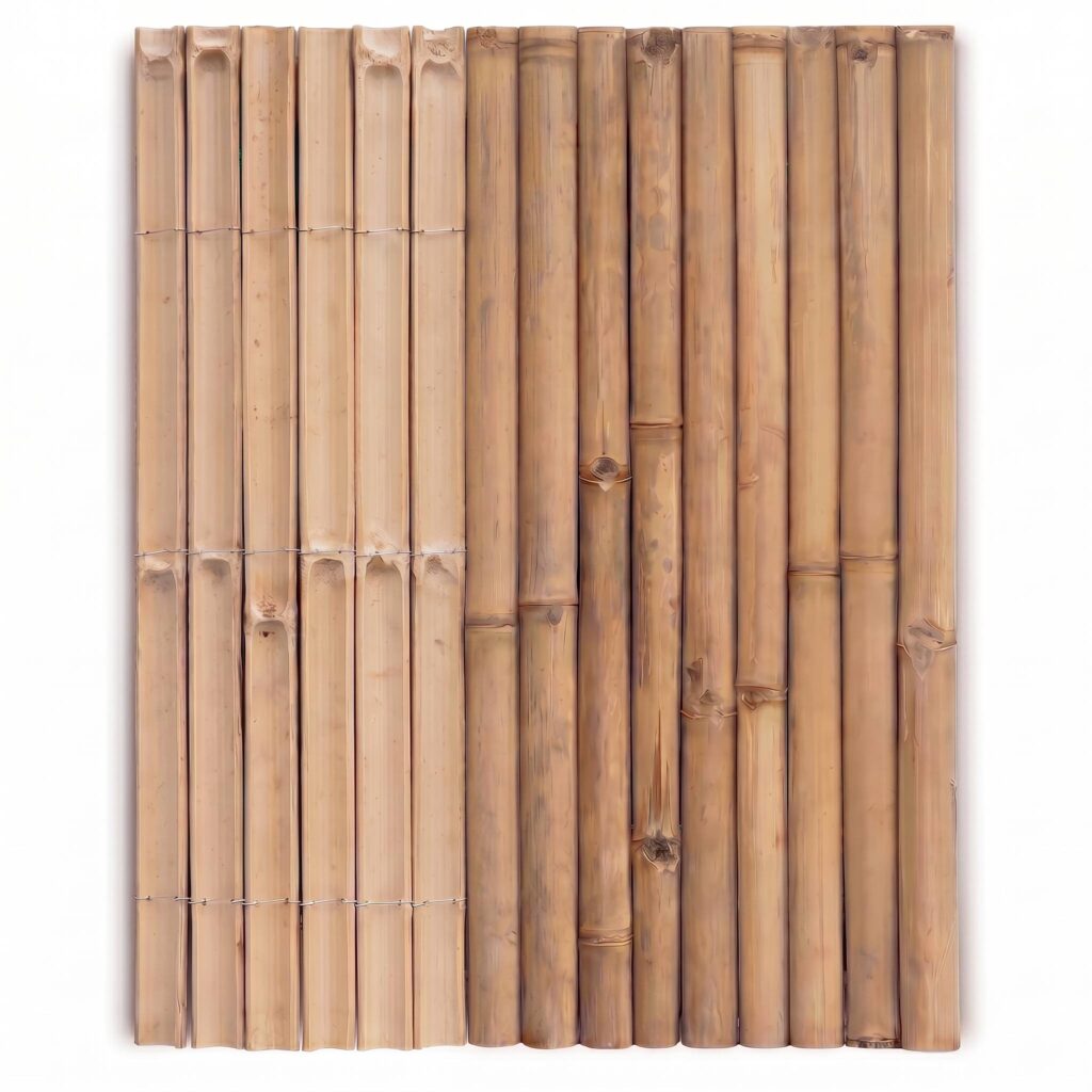 Bamboemat halfrond Giant - 180 x 150 cm - Naturel - Eviro Bamboe