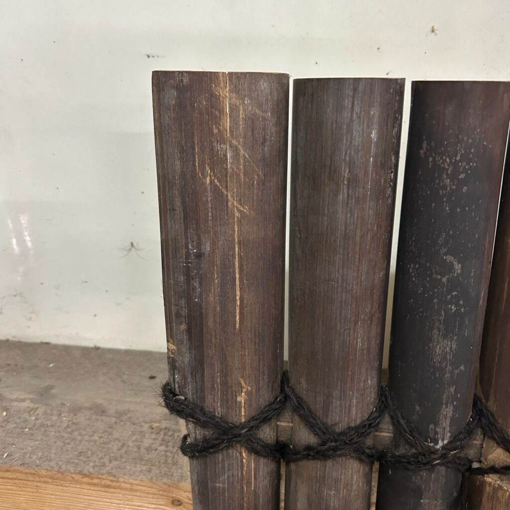 Outlet - Bamboe schutting halfrond - 90 x 150 cm - Donker - Eviro Bamboe