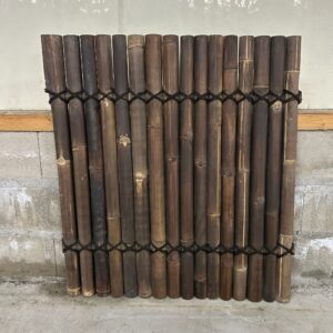 Outlet - Bamboe schutting halfrond - 90 x 120 cm - Donker - Eviro Bamboe