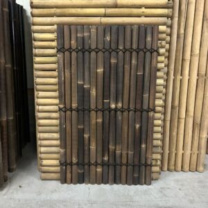 Outlet - Bamboe schutting halfrond - 90 x 150 cm - Donker - Eviro Bamboe