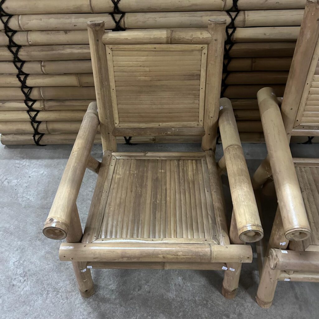 OUTLET - Bamboe stoel Hennie - Naturel - Eviro Bamboe