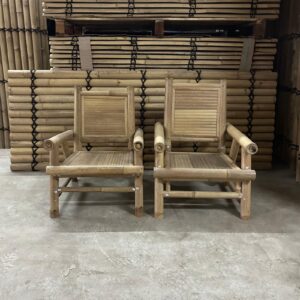 OUTLET - Bamboe stoel Hennie - Naturel - Eviro Bamboe