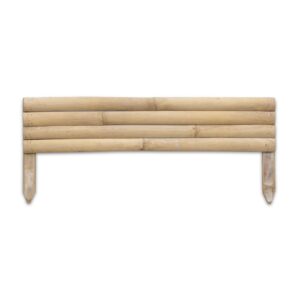 Bamboe borderrand insteek met latten- naturel