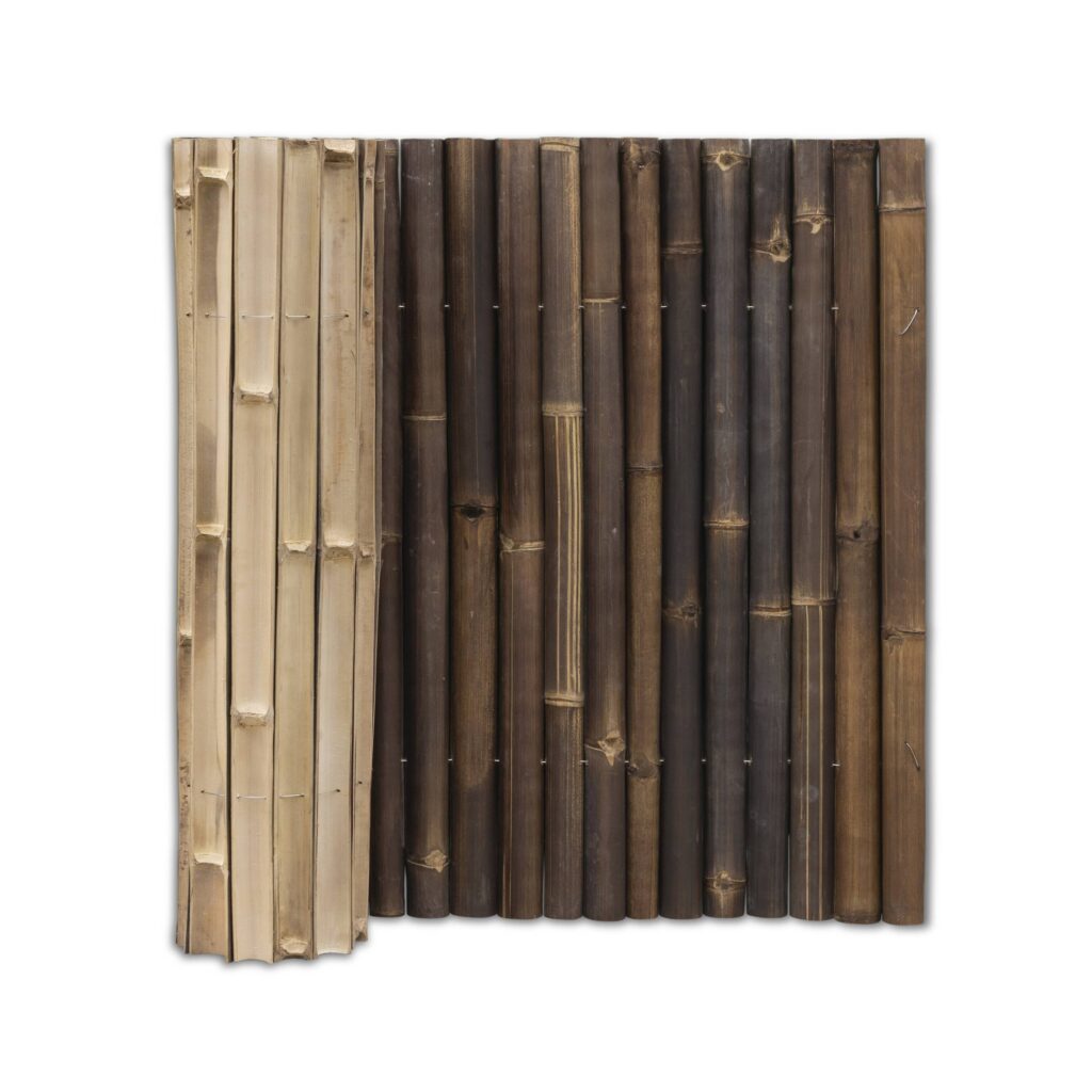 Bamboemat halfrond Giant - 180 x 100 cm - Donker - Eviro Bamboe