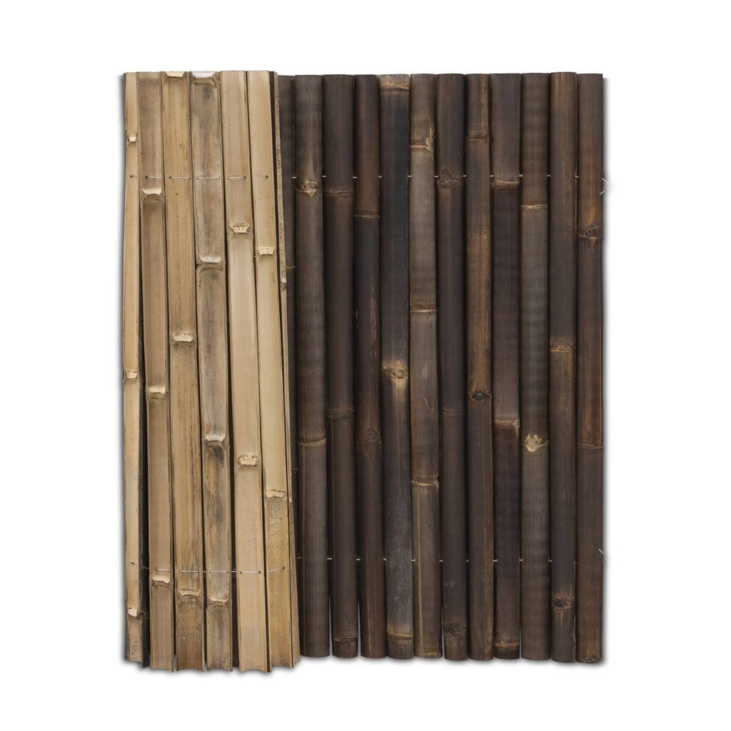 Bamboemat halfrond Giant - 180 x 120 cm - Donker - Eviro Bamboe
