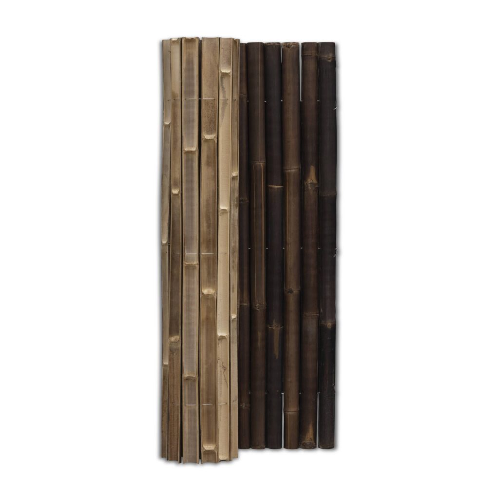Bamboemat halfrond Giant - 180 x 150 cm - Donker - Eviro Bamboe