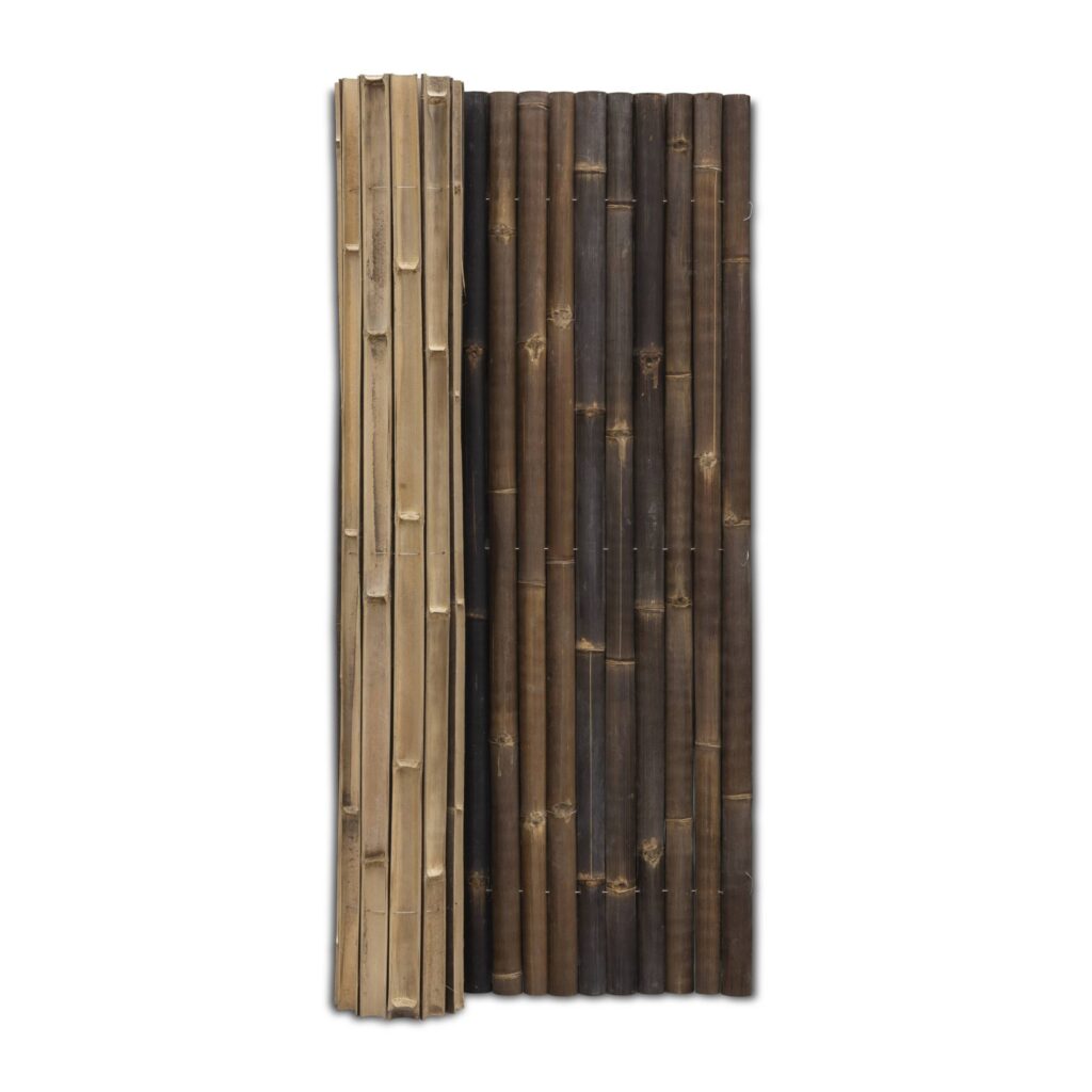 Bamboemat halfrond Giant - 180 x 180 cm - Donker - Eviro Bamboe